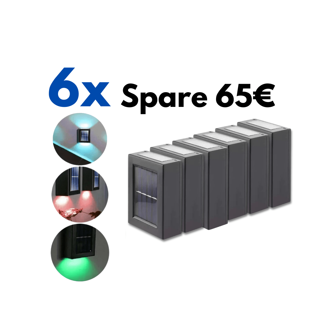 Solar Doppelseitiger Strahler - 136:1410Multicolor;200007763:201336100;249:2000063086Pcs - Mehrfarbig