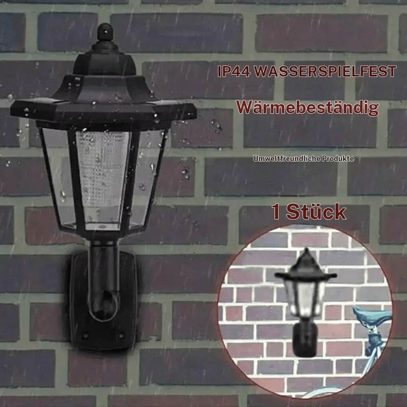 HausLicht™ – Elegante Solarleuchte für Außenbereiche - 136:865white - Weiß