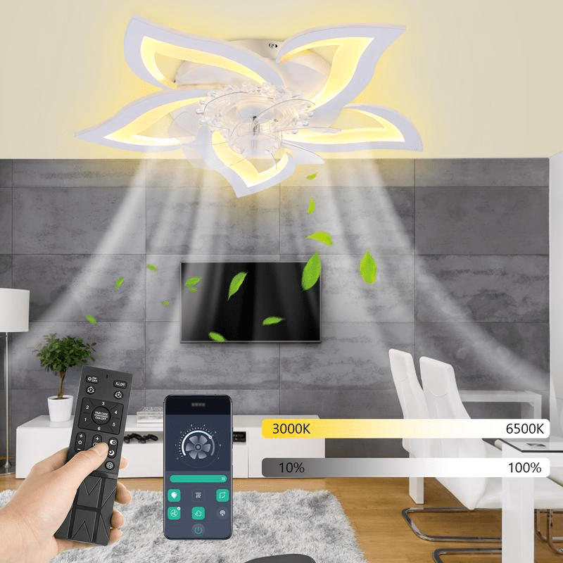 LumaFlow™ – LED Deckenleuchte mit leisem Ventilator - 200000544:29;35:200003943 - 1 Stück