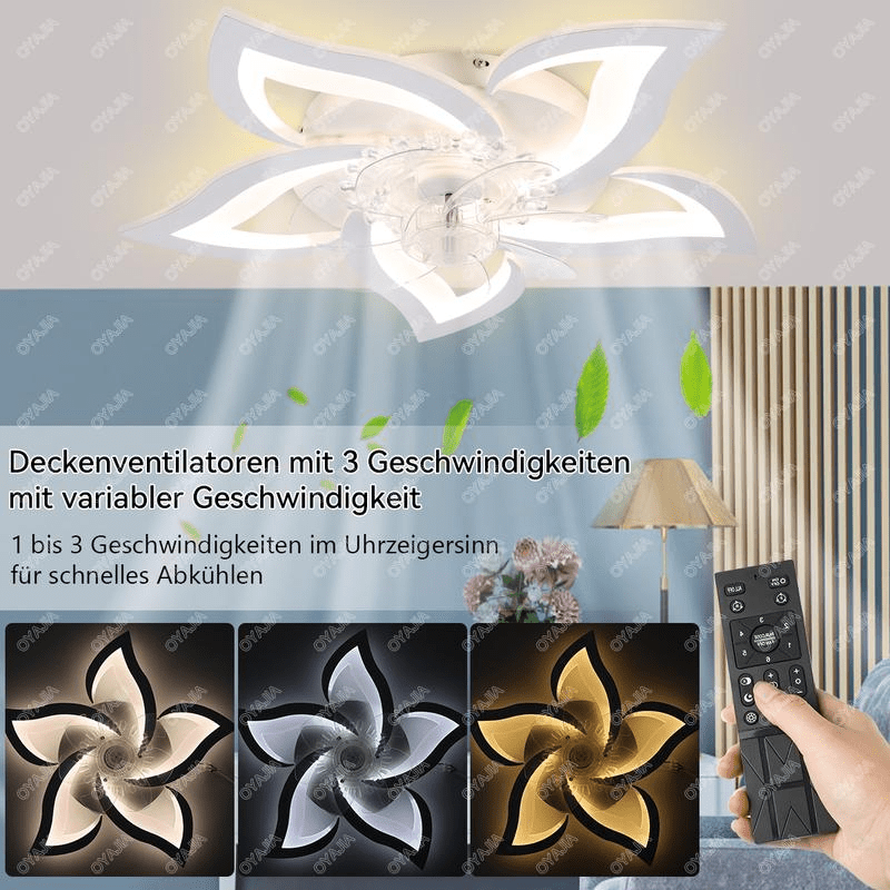 LumaFlow™ – LED Deckenleuchte mit leisem Ventilator - 200000544:29;35:200003943 - 1 Stück