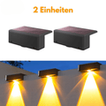 Solar Wandbeleuchtung für Außenbereiche - 12321 - Warmweiß