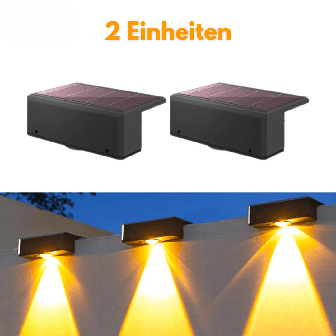 Solar Wandbeleuchtung für Außenbereiche - 12321 - Warmweiß