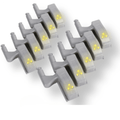 LED - Beleuchtung für Schränke mit Türscharnier - Sensor - LedQuente10 (Amarela) - Warmweißes Licht