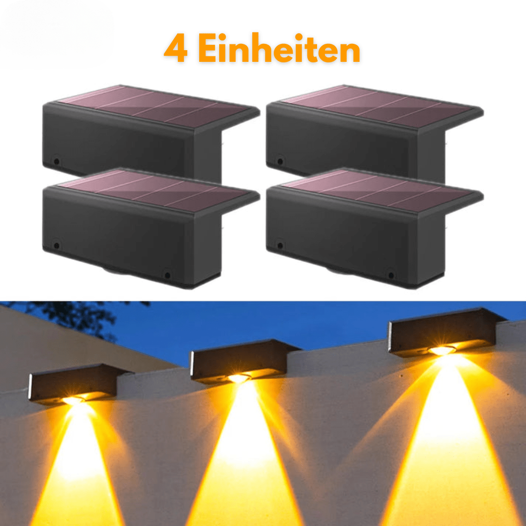 Solar Wandbeleuchtung für Außenbereiche - 3131 - Warmweiß