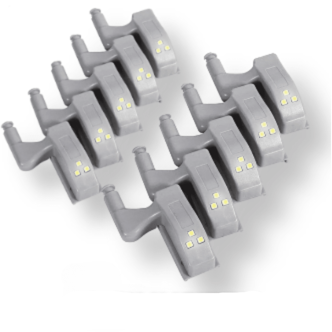 LED - Beleuchtung für Schränke mit Türscharnier - Sensor - LedQuente10 (Amarela) - Warmweißes Licht