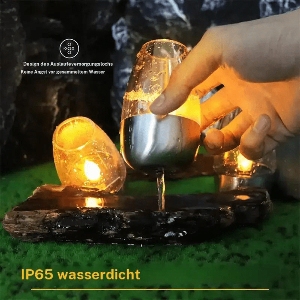LumiFlare™ – Solar LED Kerze mit Flammeneffekt - 136:200003938Candle Light;355:2000435431PC - 1 Stück