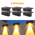 Solar Wandbeleuchtung für Außenbereiche - 3232323 - Warmweiß