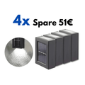 Solar Doppelseitiger Strahler - 136:865White;200007763:201336100;249:2000063074Pcs - Weiß