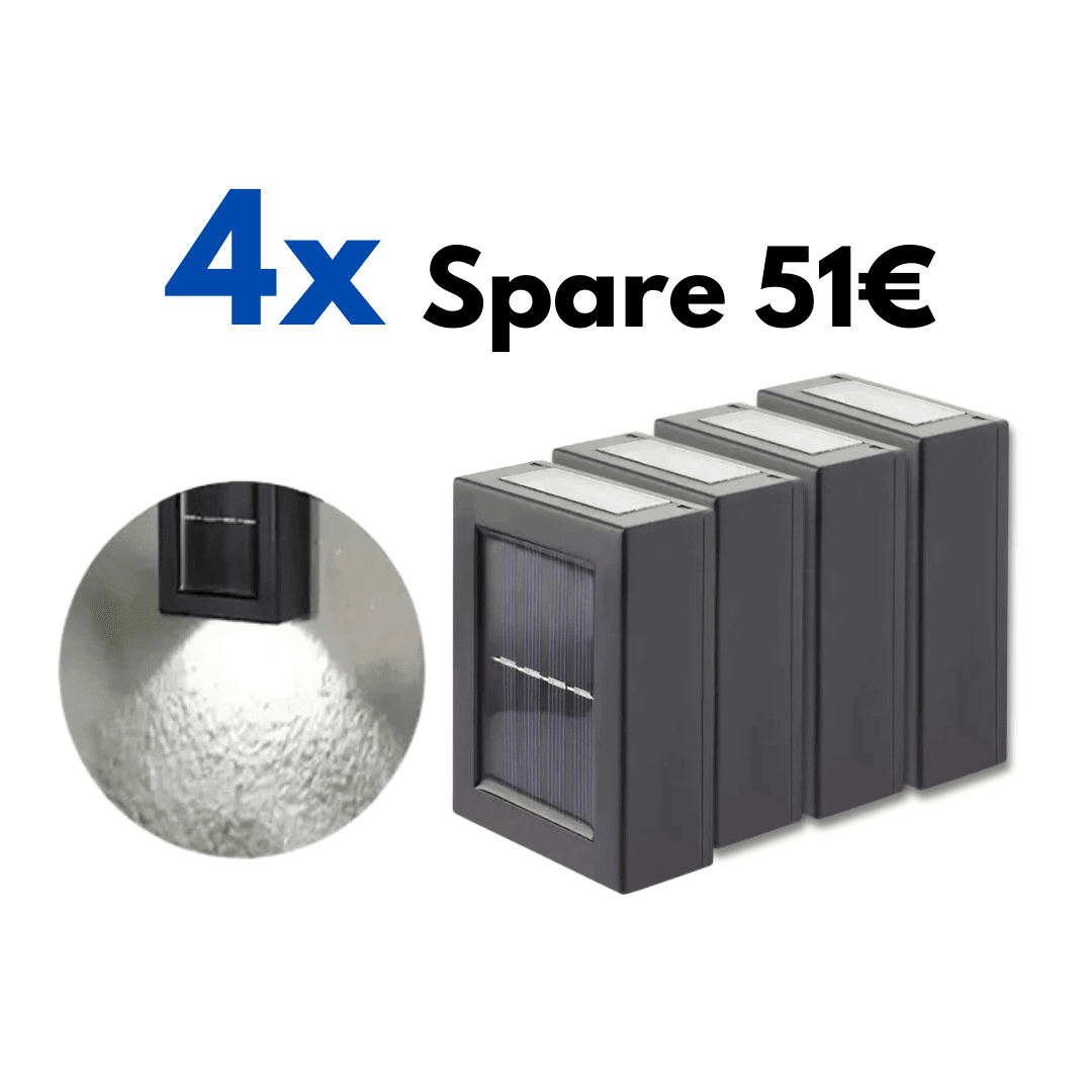 Solar Doppelseitiger Strahler - 136:865White;200007763:201336100;249:2000063074Pcs - Weiß