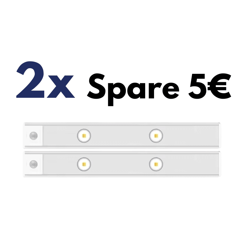 Wiederaufladbare Bewegungsmelder Lampe - 1005005800209239-20cm prata-1pc - 2x Lampen (Spare 5€)