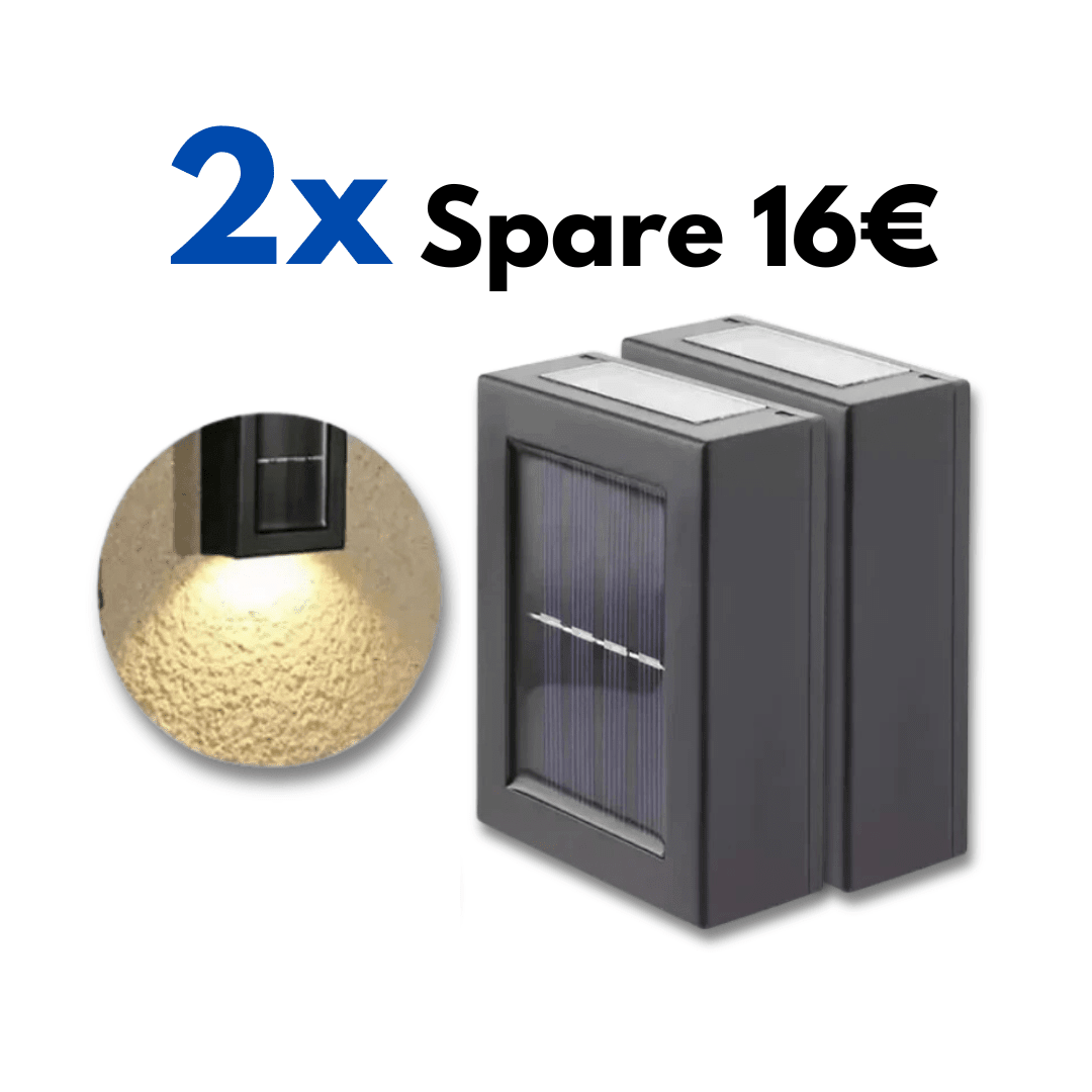 Solar Doppelseitiger Strahler - 136:173Warm White;200007763:201336100;249:2000063062Pcs - Warmes Weiß