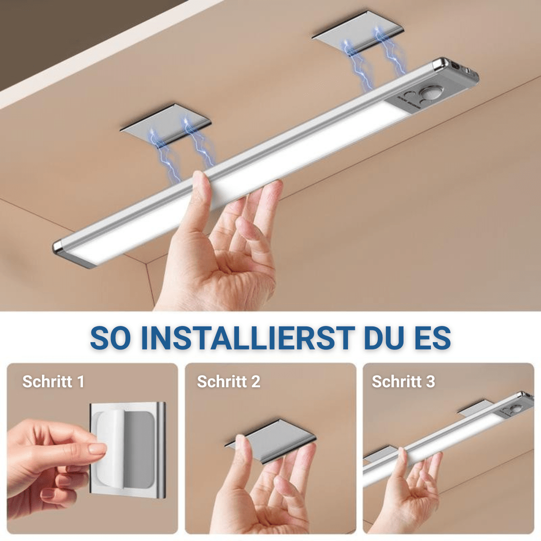 LumiSense™ – Intelligente Magnet - LED - Leuchte - 1x20cm-WaPo - 1x Lampe