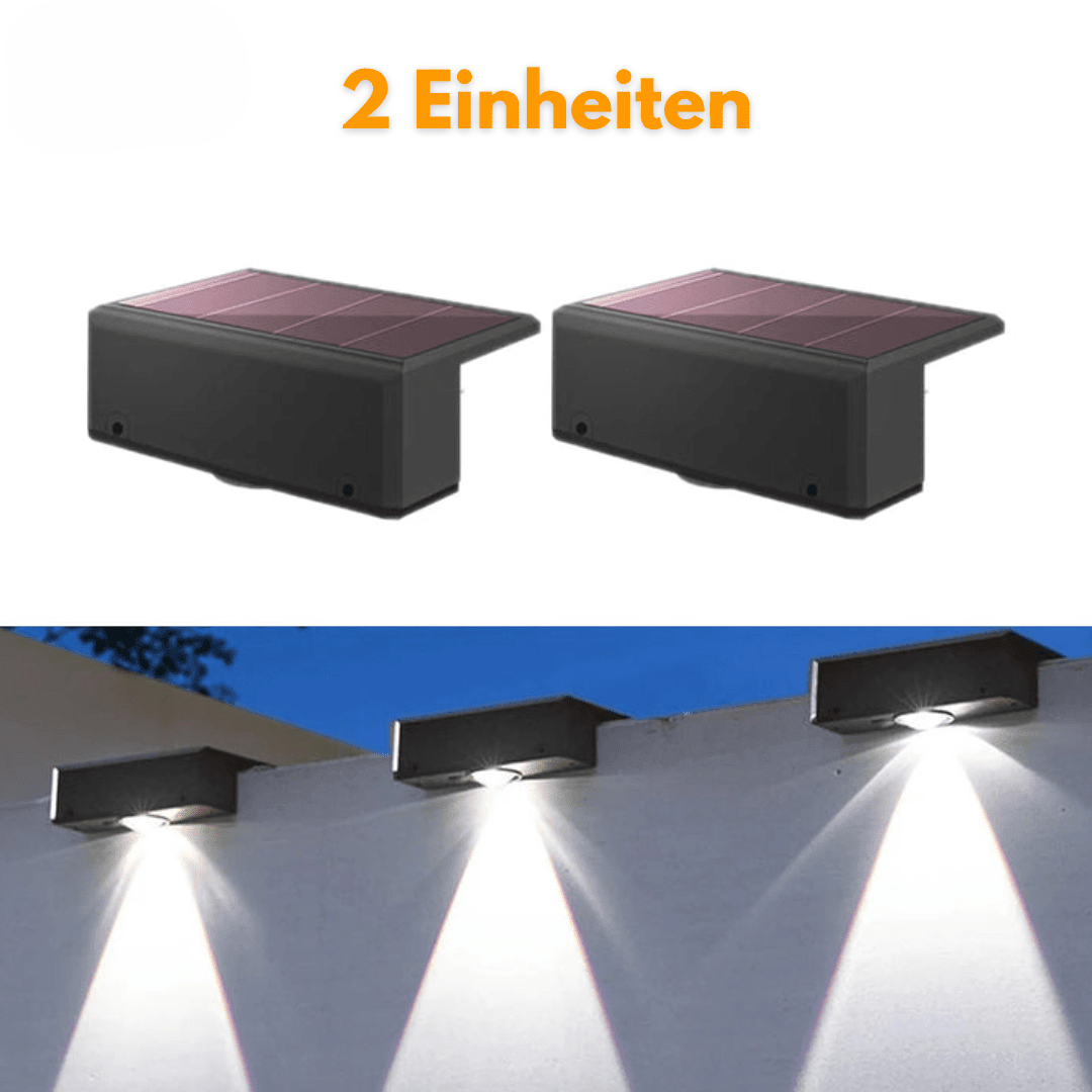 Solar Wandbeleuchtung für Außenbereiche - 23242424 - Weiß