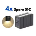 Solar Doppelseitiger Strahler - 136:173Warm White;200007763:201336100;249:2000063074Pcs - Warmes Weiß