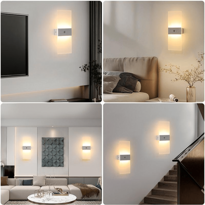 AuraLux™ – Automatische LED Wandleuchte mit Bewegungssensor - 180:200002571;200000795:175White 27cm - 1 Stück