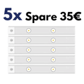 Wiederaufladbare Bewegungsmelder Lampe -  - 5x Lampen (Spare 35€)
