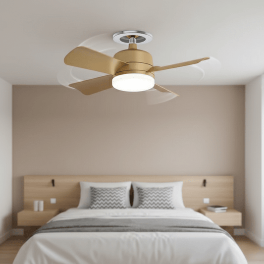 LumiFan™ – Ventilator mit LED - Licht 2 - in - 1 - 136:40808150256LED;249:2000063051PCS - Gold