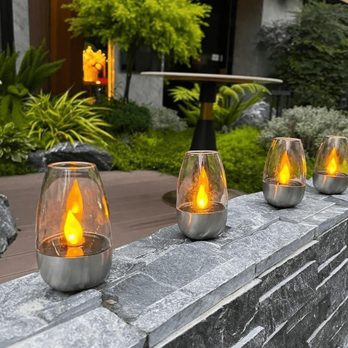 LumiFlare™ – Solar LED Kerze mit Flammeneffekt - 136:200003938Candle Light;355:2000435431PC - 1 Stück