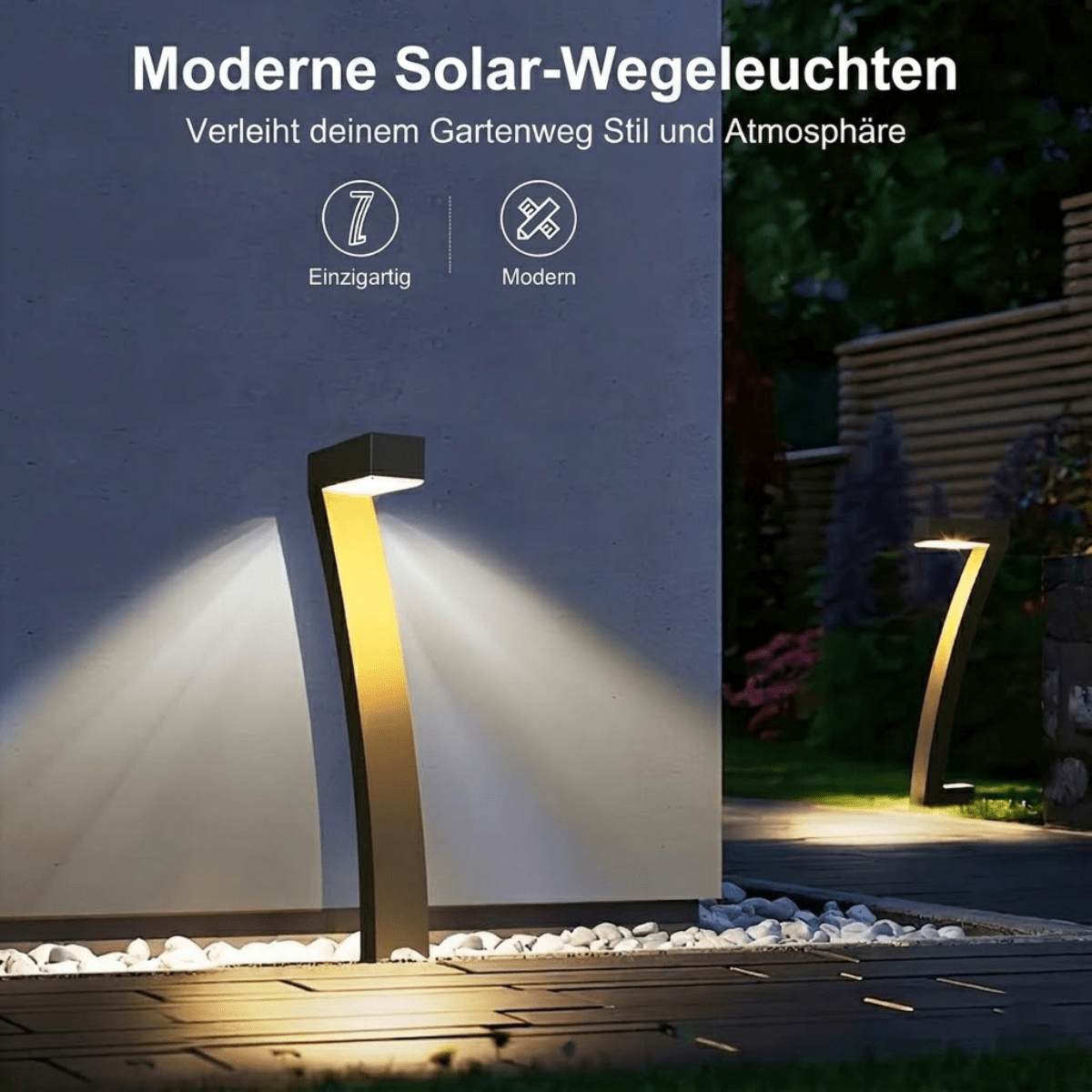 LumaPath™ – Solar Gartenleuchte mit modernem Lichtdesign - 136:173Solar Lights;249:2000063051pcs - 1 Stück