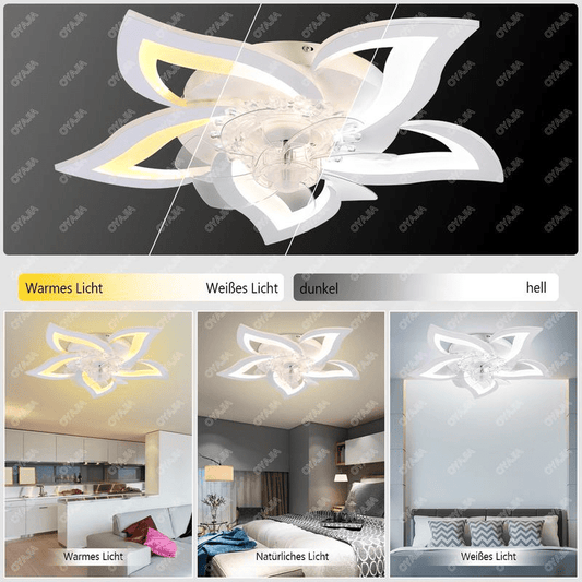 LumaFlow™ – LED Deckenleuchte mit leisem Ventilator - 200000544:29;35:200003943 - 1 Stück