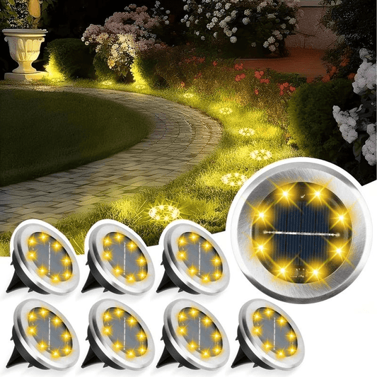 GlowPath™ – Solar Bodenleuchten für Garten & Wege - 136:173dilei 1pc Warm Light - Warmes Licht