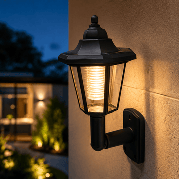 HausLicht™ – Elegante Solarleuchte für Außenbereiche - 136:865white - Weiß