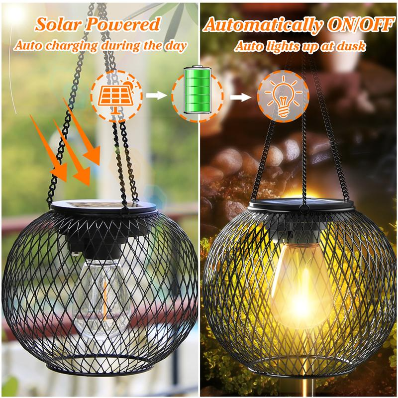 GlowNest™ – Solar Hängelampe für Garten & Terrasse - 14:1931Pc Solar Lantern;5:361386 - 1 Stück