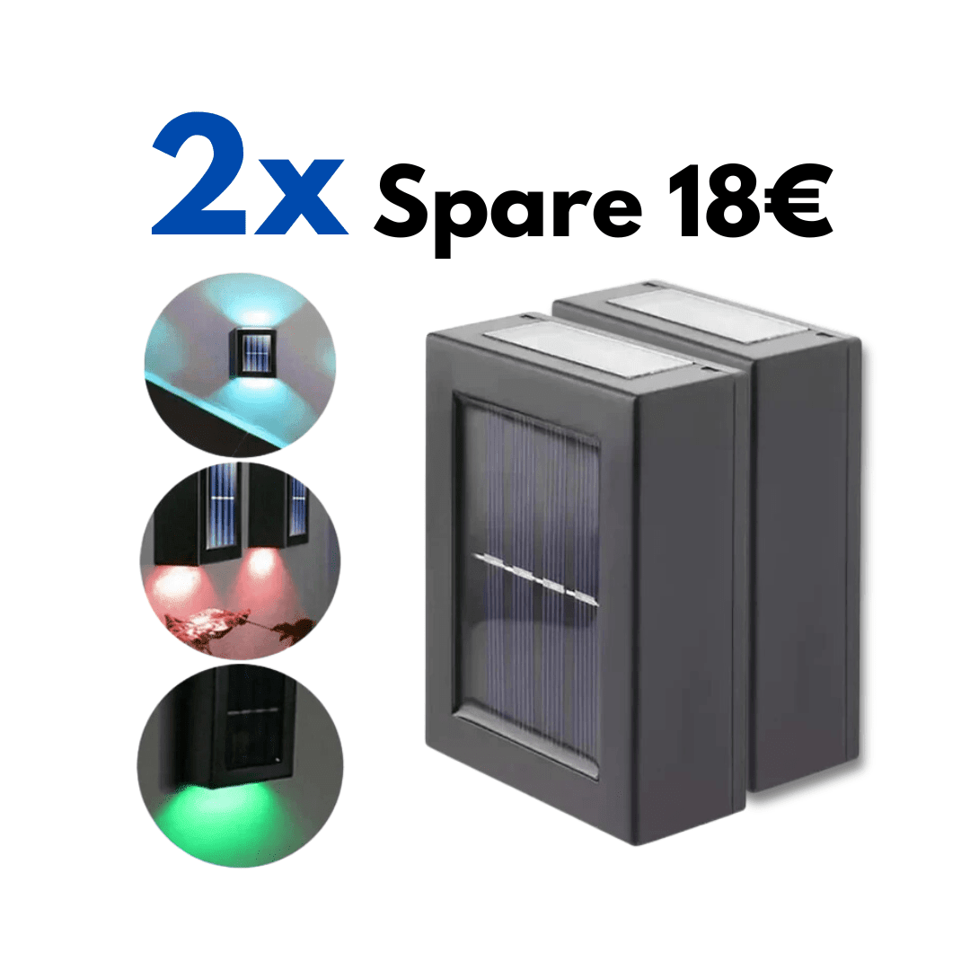 Solar Doppelseitiger Strahler - 136:1410Multicolor;200007763:201336100;249:2000063062Pcs - Mehrfarbig