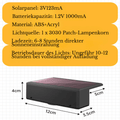 Solar Wandbeleuchtung für Außenbereiche - 136:173Warm 6PCS - Warmweiß