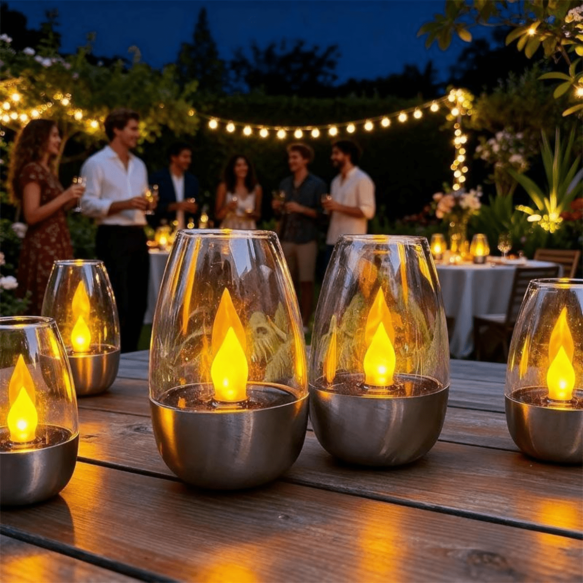 LumiFlare™ – Solar LED Kerze mit Flammeneffekt - 136:200003938Candle Light;355:2000435431PC - 1 Stück