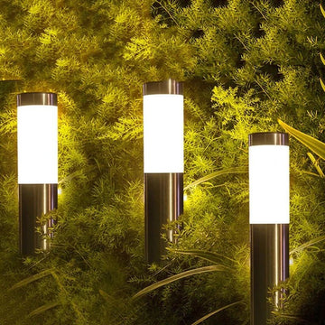 NordGlow™ – Moderne Solarleuchten für Gartenwege - 136:29White - Weiß