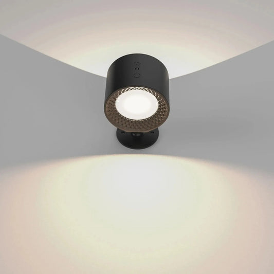 LED - Wandleuchte Bettkopfteil 360° -  - Schwarz