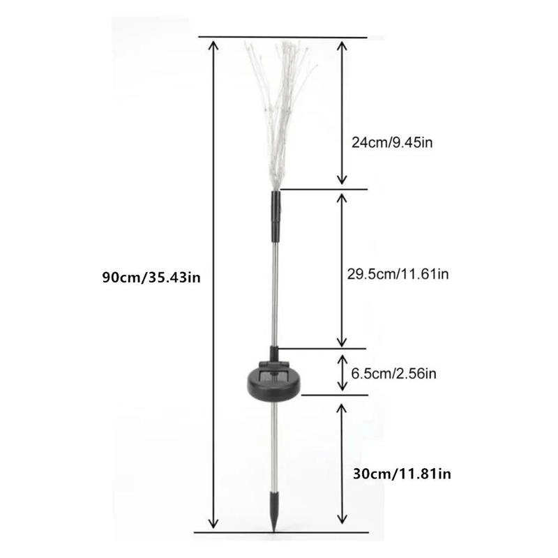 StarFlair™ – Solar Feuerwerk Gartenleuchte - 136:200002573;355:2000435438mode 90led - RGB