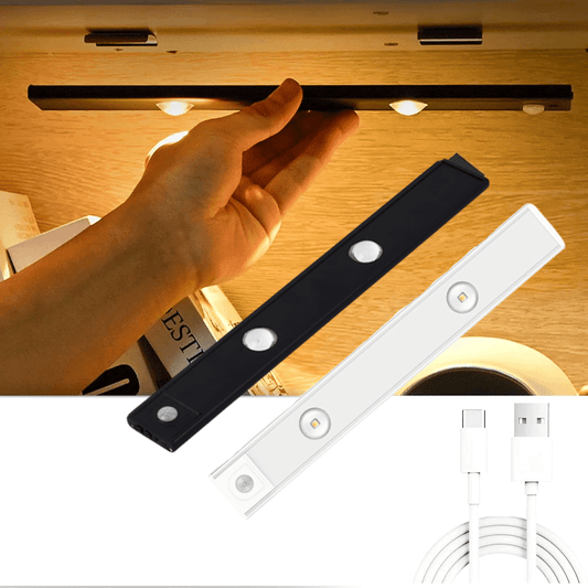 Wiederaufladbare Bewegungsmelder Lampe - 1005005800209239-20cm preto-1pc - 1x Lampe