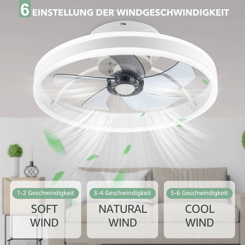 AirLux™ – Deckenventilator mit Licht - 200007763:201336101;200285261:200007700;249:20000639650W;35:3627 - 1 Stück