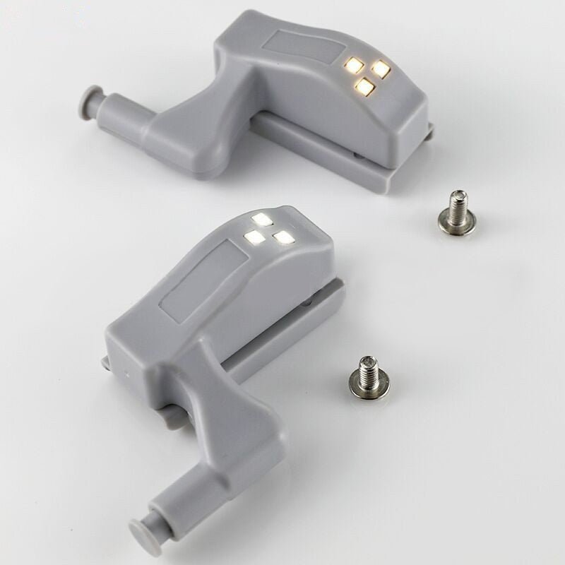 LED - Beleuchtung für Schränke mit Türscharnier - Sensor - LedQuente10 (Amarela) - Warmweißes Licht