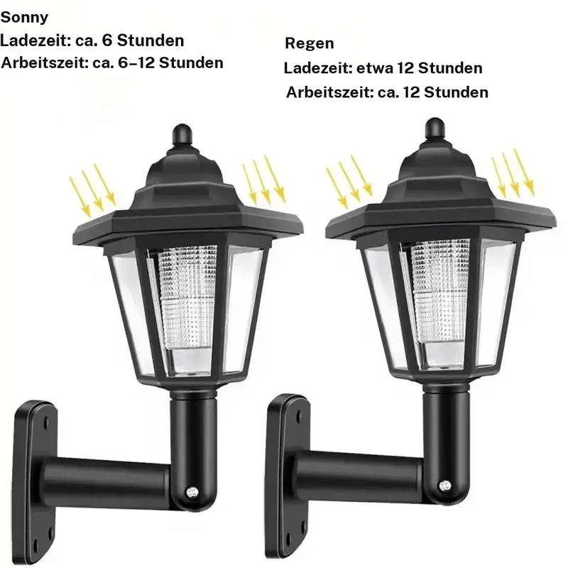 HausLicht™ – Elegante Solarleuchte für Außenbereiche - 136:865white - Weiß