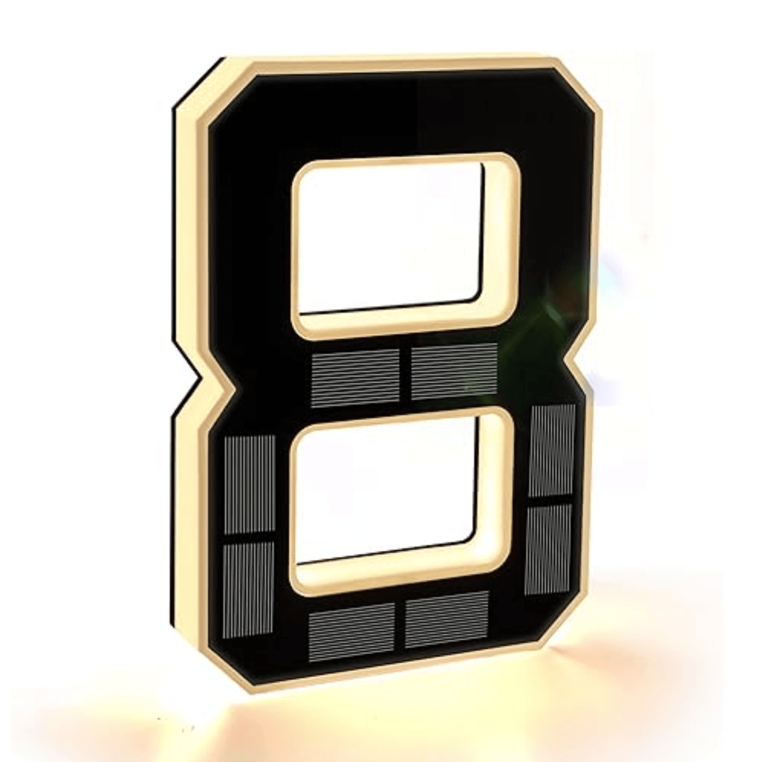 LumiDigit™ – Solar - LED Hausnummern - 8 - 8