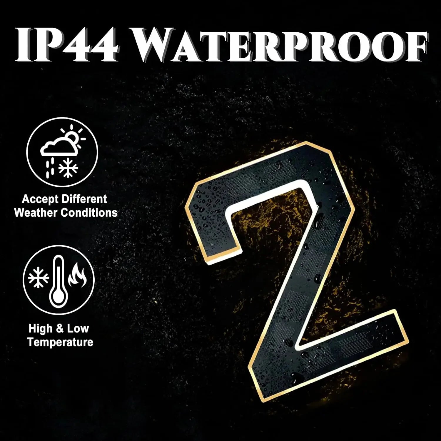 LumiDigit™ – Solar - LED Hausnummern - 1 - 1