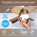 LumiFan™ – Ventilator mit LED - Licht 2 - in - 1 - 136:40808150256LED;249:2000063051PCS - Gold