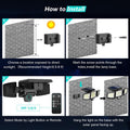 LumiGuard™ – Solarbetriebener LED - Strahler mit Bewegungsmelder - 136:865348LED-Integrated;249:2000063051PCS - 6 Stück (Sparen Sie 55€)