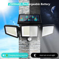 LumiGuard™ – Solarbetriebener LED - Strahler mit Bewegungsmelder - 136:173328LED-Integrated;249:2000063051PCS - 4 Stück (Sparen Sie 30€)