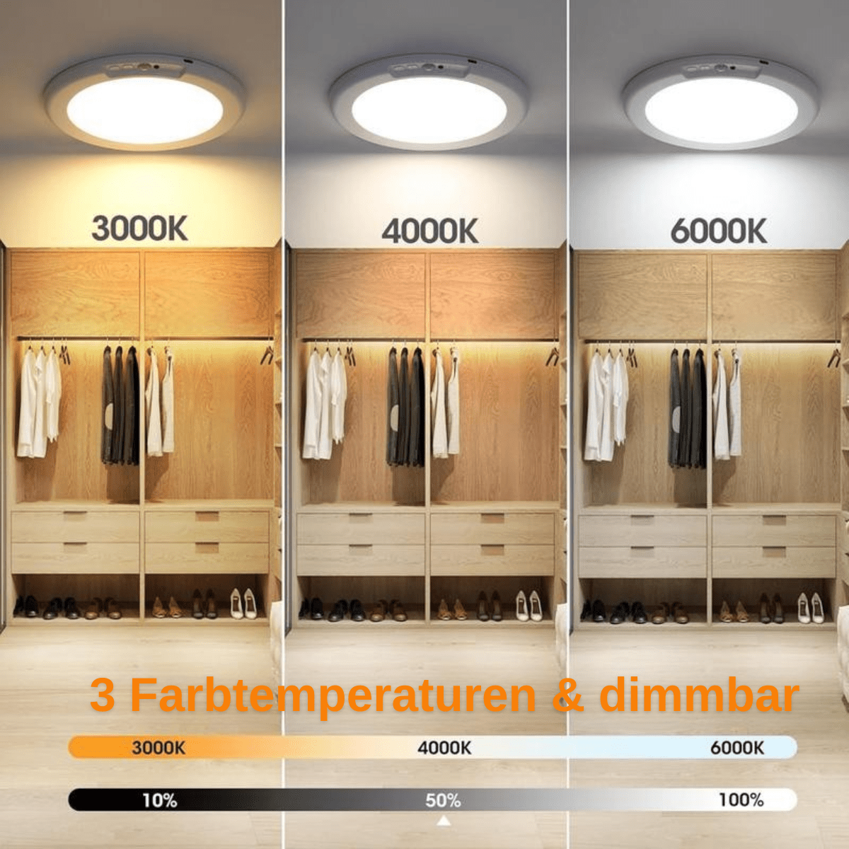 LumiNest™ – Kabellose Deckenleuchte mit Sensor - 200000531:771USB Charging;5:1000140641pc - 1 Stück