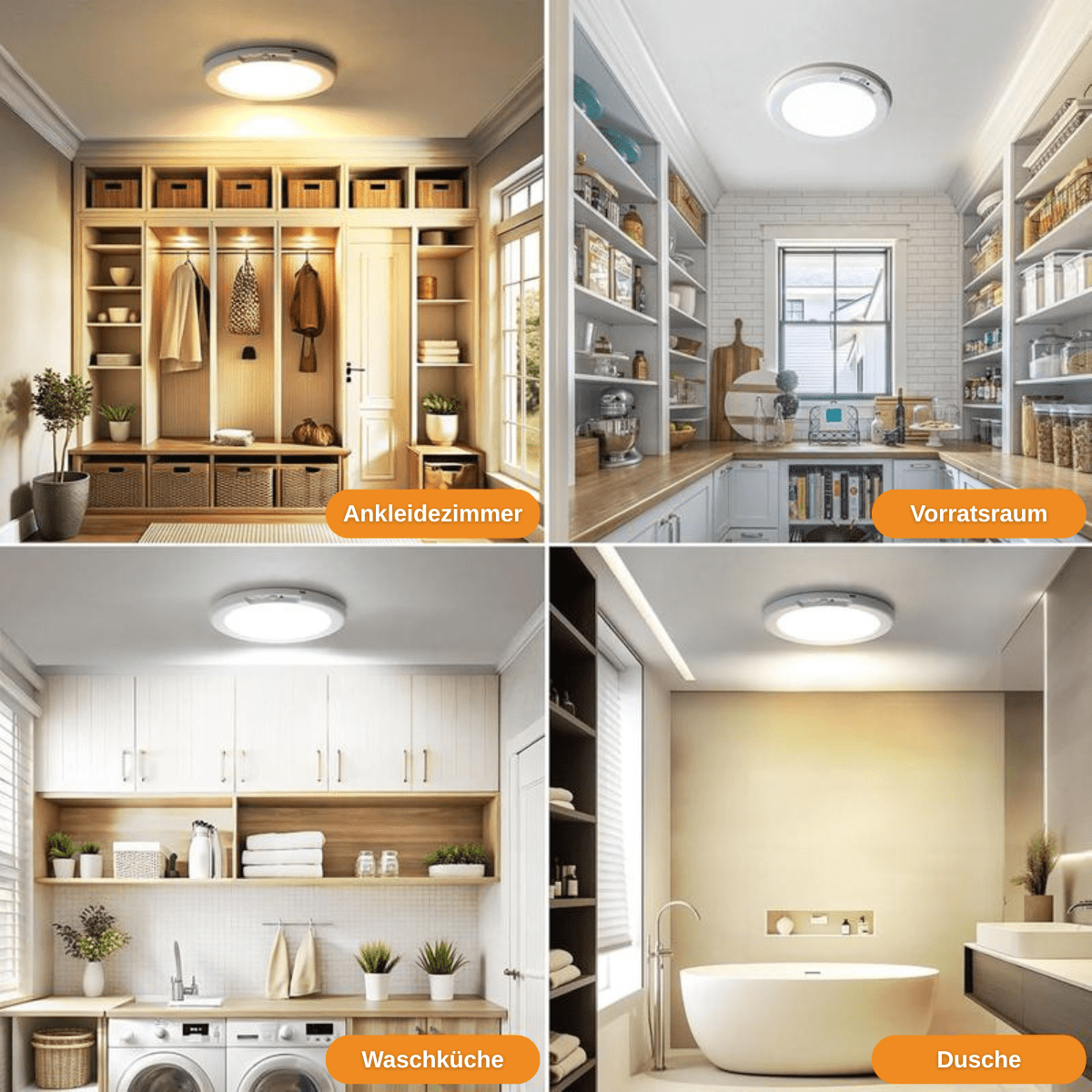 LumiNest™ – Kabellose Deckenleuchte mit Sensor - 200000531:771USB Charging;5:1000140641pc - 1 Stück