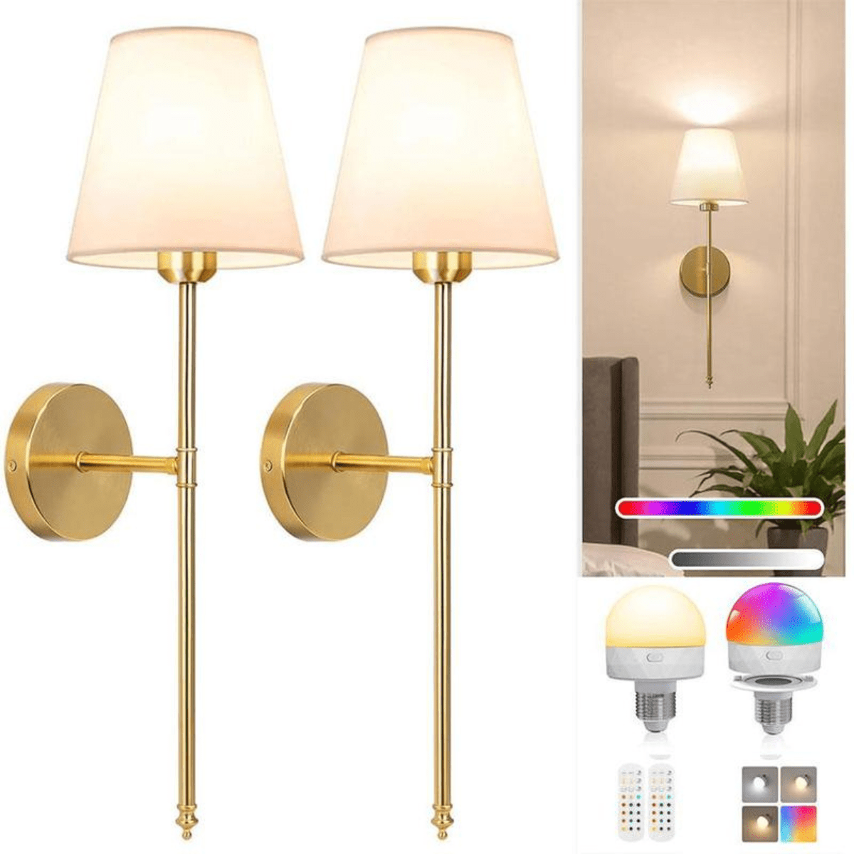 LumiWall™ – Kabellose Design - Wandleuchte - 200000795:10B With Blub 1PCS - 1 Stück