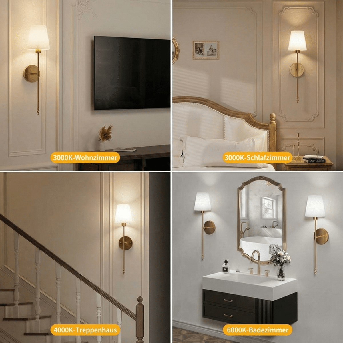 LumiWall™ – Kabellose Design - Wandleuchte - 200000795:10B With Blub 1PCS - 1 Stück