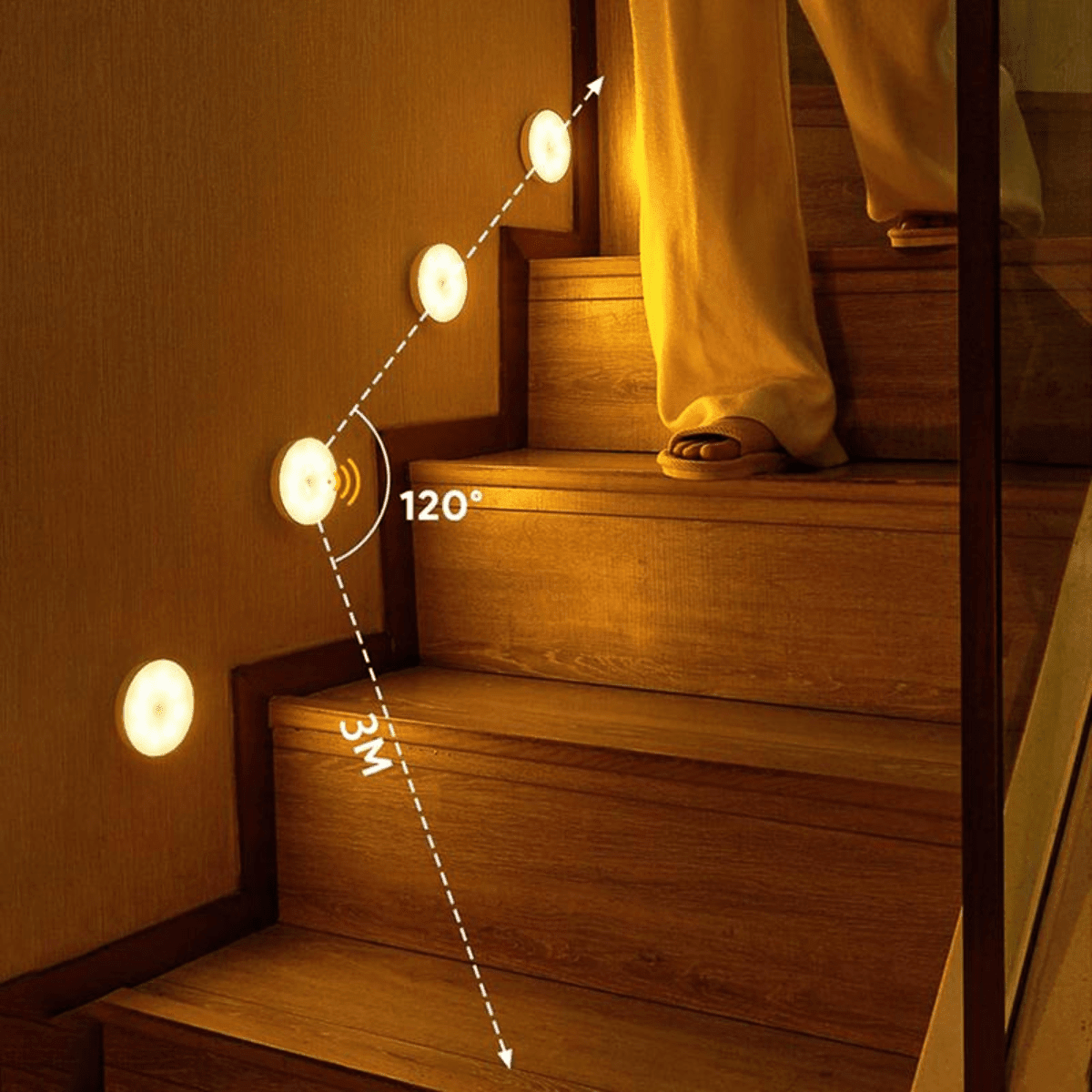 MotionLux™ – Kabellose LED Sensorlampe - 136:45223Color;14:104Pcs;200007763:201441035 - 1 Stück
