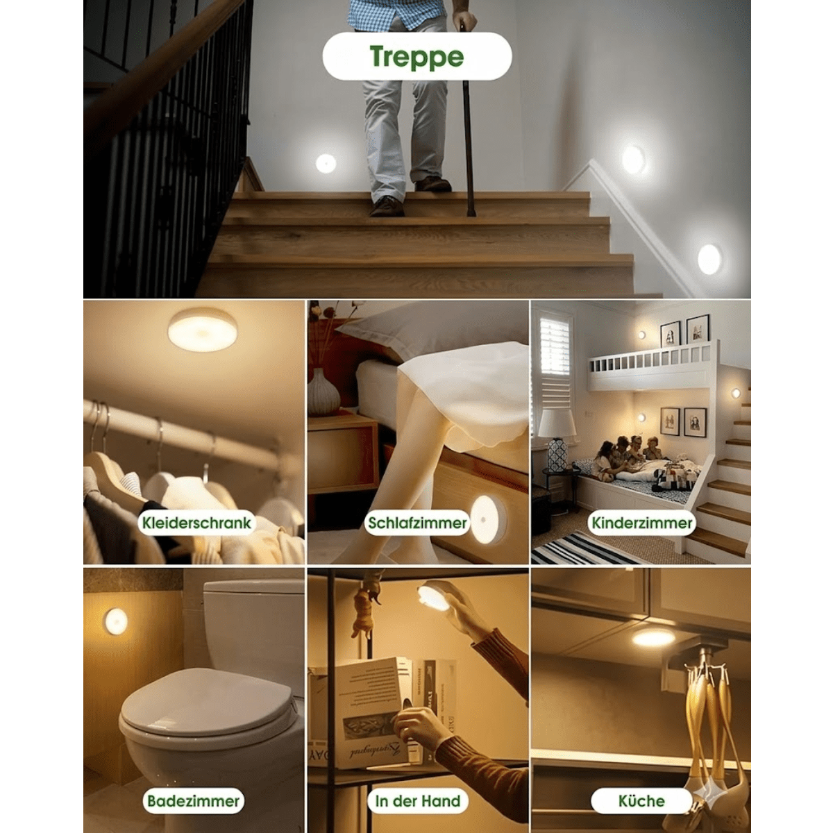 MotionLux™ – Kabellose LED Sensorlampe - 136:45223Color;14:104Pcs;200007763:201441035 - 1 Stück