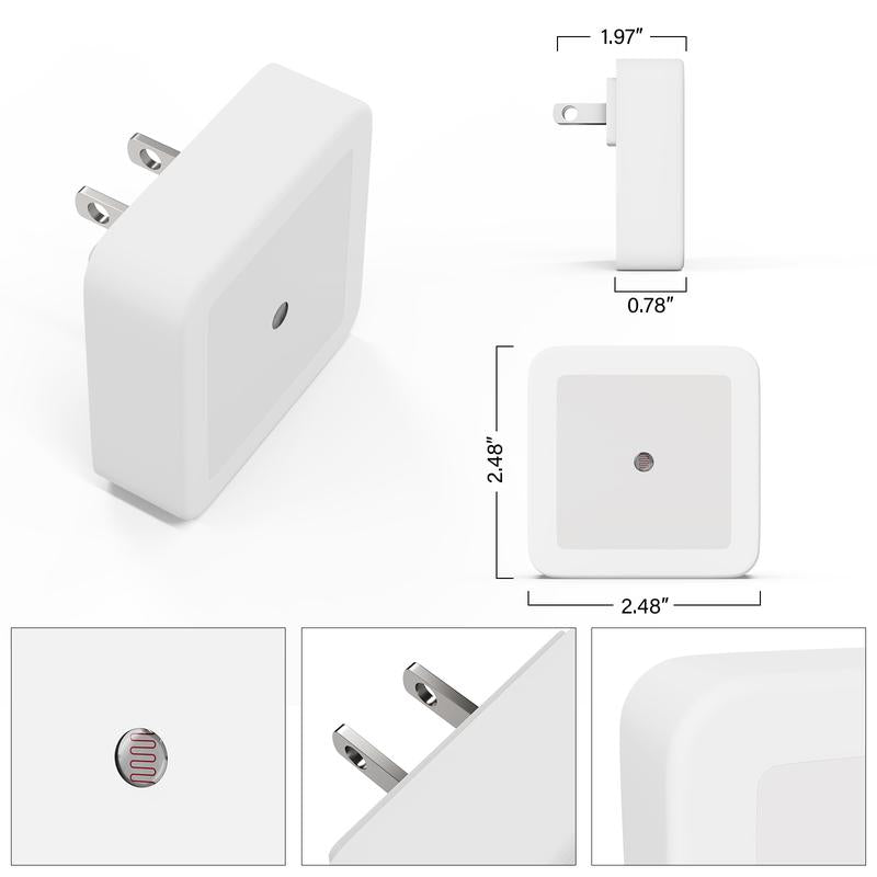 Noctyra™ – Automatisches Nachtlicht mit Lichtsensor - 14:29White-EU;249:2000063062PCS - 1 Stück