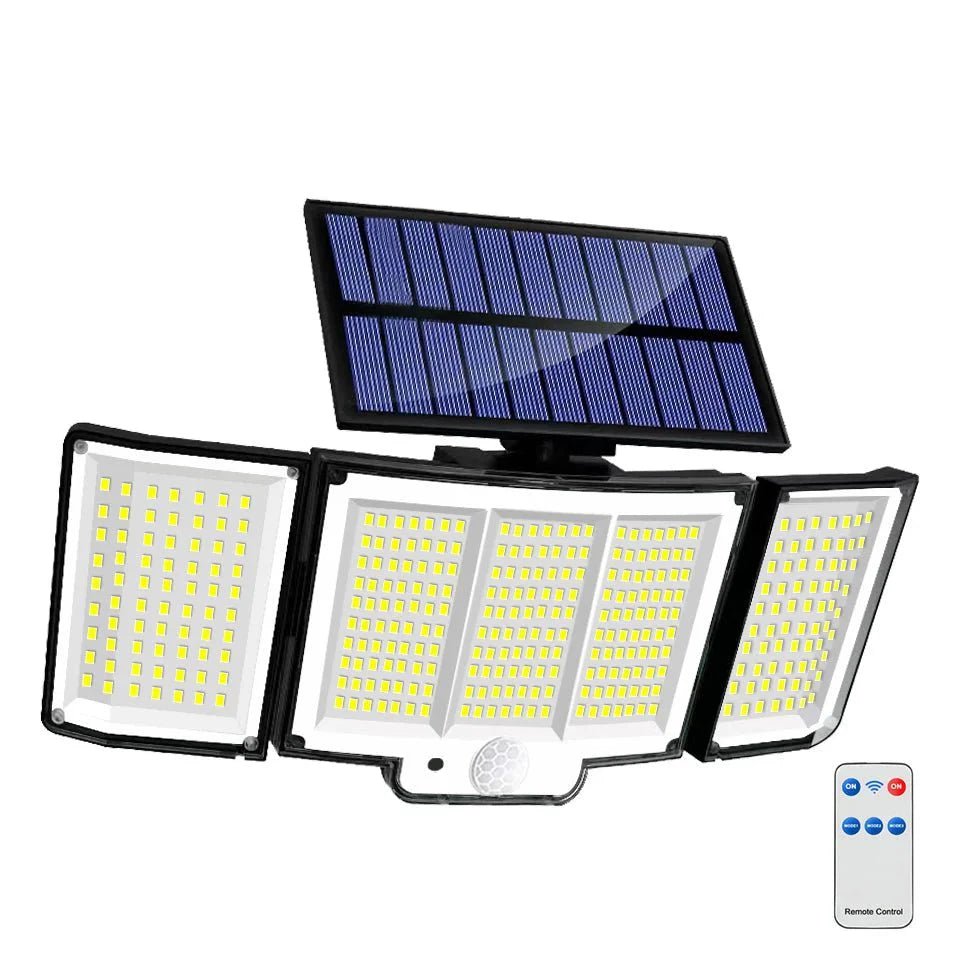 TriLux™ – Dreifach - Solarstrahler mit Bewegungsmelder - 136:865348LED-Integrated;249:2000063051PCS - 348 LED integriert